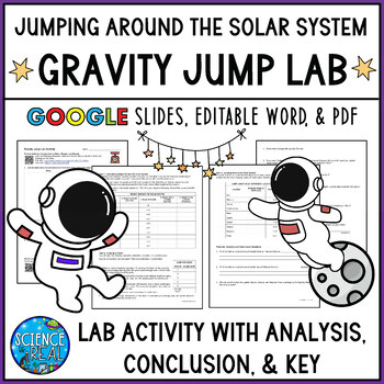 Preview of Gravity Lab - Weight, Mass, and Gravity Jump Lab Activity