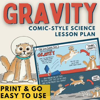 Preview of Gravity Activity- Free-Fall Experiment, Slides, Doodle Notes & Gravity Worksheet