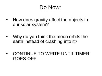 Preview of Gravity & Orbit PowerPoint