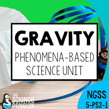Preview of Gravity & Parachutes | 5th Grade NGSS Force and Motion Labs, Worksheets, STEM