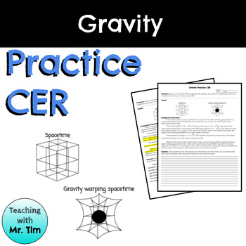 Preview of Gravity Practice CER