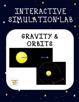 Preview of Gravity Simulation Lab (Digital Version Included) Distance Learning
