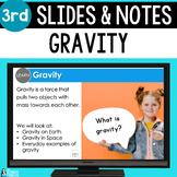 Gravity Slides & Notes Worksheet | 3rd Grade Force and Motion