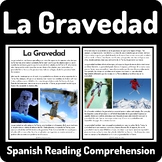 Gravity Spanish Reading Comprehension - La Gravedad