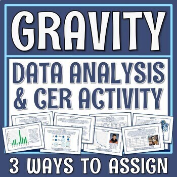 Preview of Gravity and Gravitational Interactions Activity CER and Data Analysis
