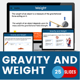 Gravity and Weight Interactive Physics Lesson and Activity