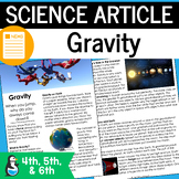 Gravity in Space Science Article | Reading Passage 4th 5th Grade