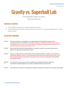 Preview of Gravity vs. Superball Lab Investigation