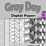 Gray Background Clip Art | Grey Digital Papers