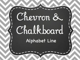 Gray & Chevron Alphabet Line