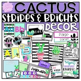 Classroom Cactus Decor {Editable!}