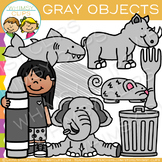 Gray Color Objects Clip Art