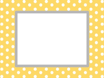Yellow and Gray Borders and Frames by ClipArt Couple | TpT