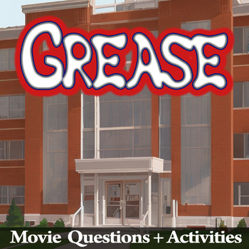 Preview of Grease Movie Guide + Activities | Answer Keys Inc