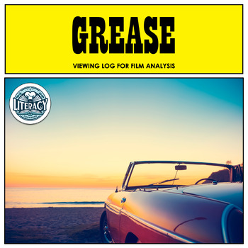 Preview of Grease - Musical - Film Studies - Movie Analysis Print/ Digital