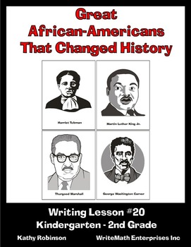 Preview of Writing About Great African-Americans - 5 Days of Writing Activities & Lessons