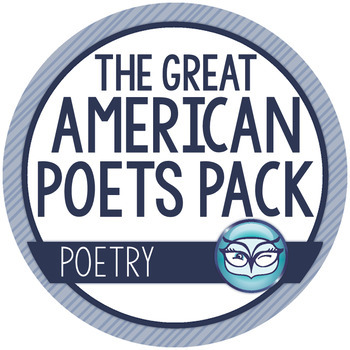 Great American Poets Analysis Bundle:  Frost, Dickinson, & Sandburg