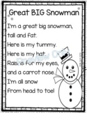 Great BIG Snowman - Winter Poem for Kids