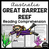 Great Barrier Reef in Australia Reading Comprehension Work