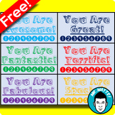 Free Great Behavior Punch Cards!