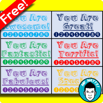 Preview of Free Great Behavior Punch Cards!