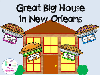 Preview of Great Big House in New Orleans - Adaptable Lesson