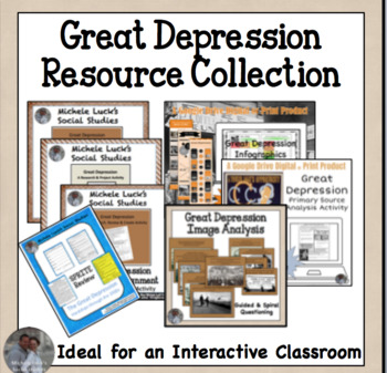 Preview of Great Depression Activity Resources Bundle