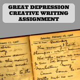 Great Depression Creative Writing Assignment