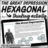Great Depression Digital and Printer-Friendly Hexagonal Th