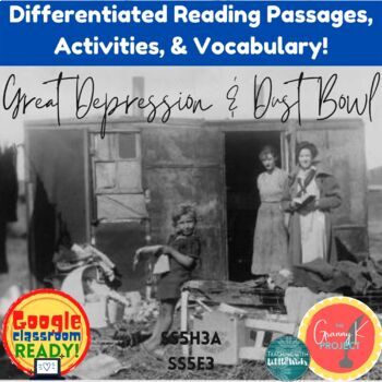 Preview of Great Depression & Dust Bowl-Granny K Project | DIGITAL & Print