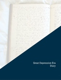 Great Depression Era Diary