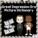Great Depression Era Picture Dictionary