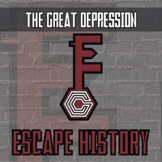 Great Depression Escape Room Activity - Printable Game & D