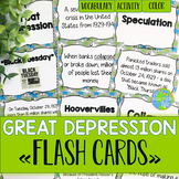 Great Depression Flash Cards