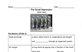 Great Depression Guided Notes
