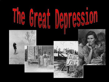 Preview of Great Depression PPT