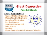 Great Depression PowerPoint Bundle