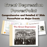 Great Depression - PowerPoint (Dust Bowl, Stock Market, Ne