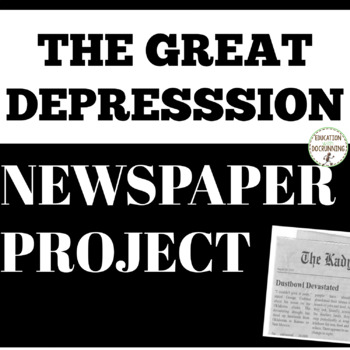 Preview of Great Depression Project