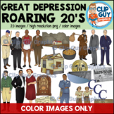 Great Depression Roaring Twenties & New Deal Clip Art Bund