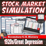 Great Depression | STOCK MARKET Simulation Game | 1920s | 