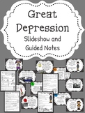 Great Depression Slideshow and Guided Notes