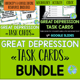 Great Depression Task Cards BUNDLE