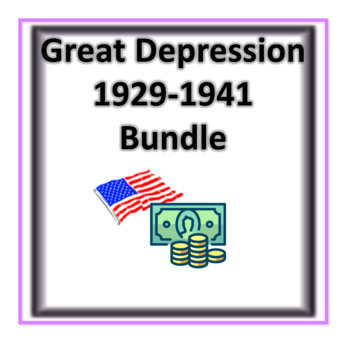 Preview of Great Depression Unit Bundle
