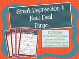 Great Depression and New Deal Bingo