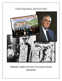 Great Depression and New Deal: Multiple Subject Review DBQ