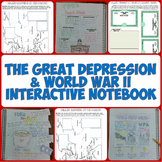 Great Depression and World War II Interactive Notebook Pages