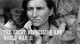 Great Depression and World War II Powerpoint w/ student notes