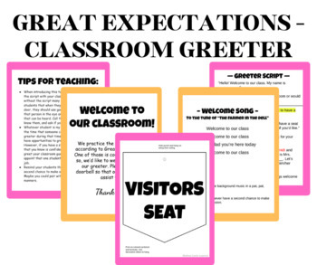 Preview of Great Expectations - Classroom Greeter