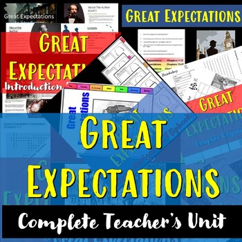 Preview of Great Expectations Complete Teacher's Unit